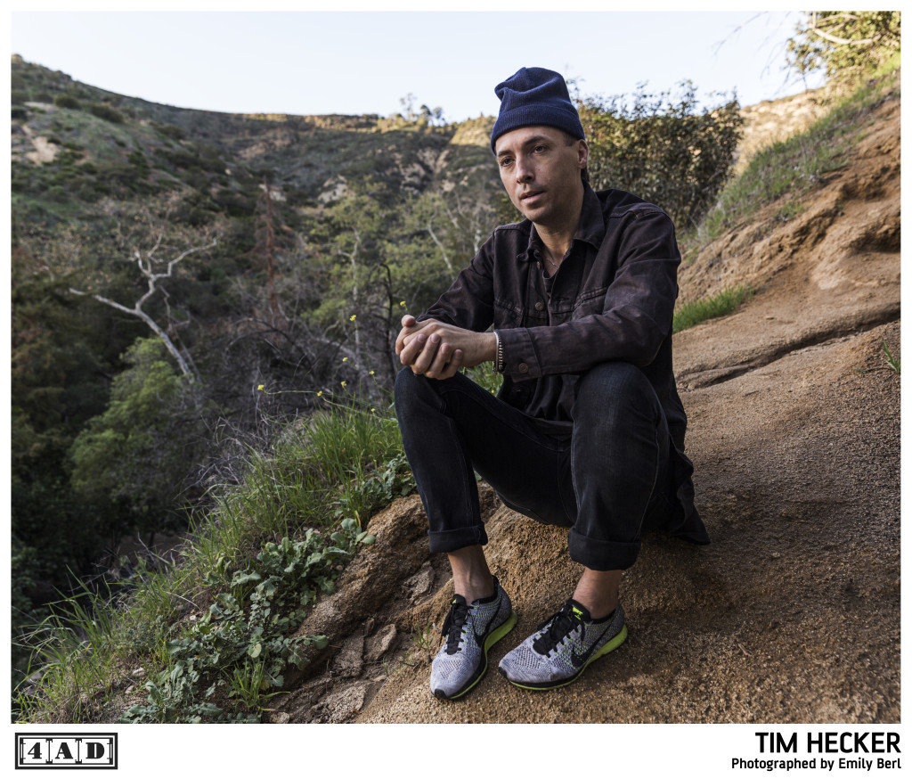 Tim Hecker photographed in Los Angeles, CA on Thursday, February 18, 2016. Photo by Emily Berl